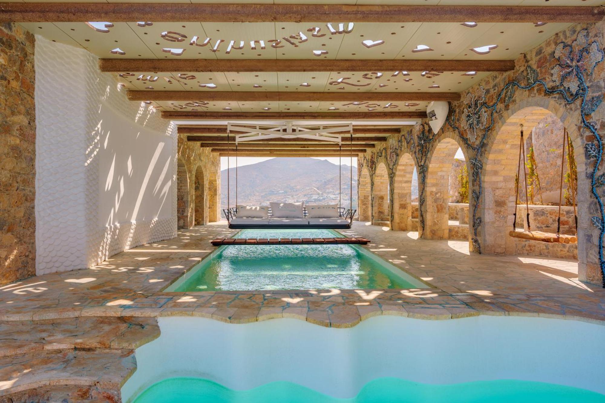 Agalia Luxury Suites Koumpara Buitenkant foto