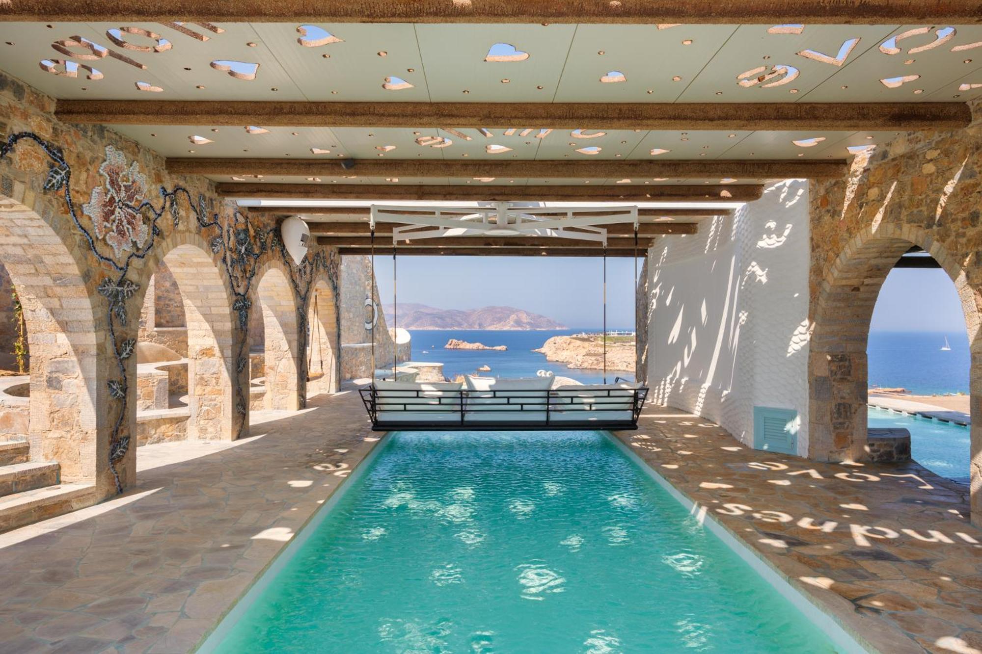 Agalia Luxury Suites Koumpara Buitenkant foto